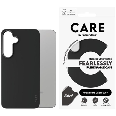 PANZERGLASS Case Black w. Qi Compatible SAMSUNG Galaxy S25+