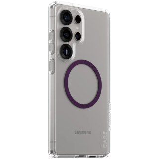PANZERGLASS Urban Combat Case Transparent w. Plum Purple Qi Compatible SAMSUNG Galaxy S25 Ultra