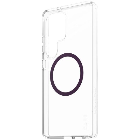 PANZERGLASS Urban Combat Case Transparent w. Plum Purple Qi Compatible SAMSUNG Galaxy S25 Ultra