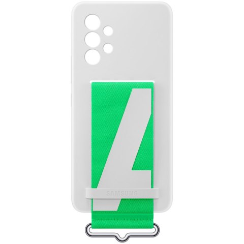 SAMSUNG Galaxy A53 Silicone Cover With Strap White