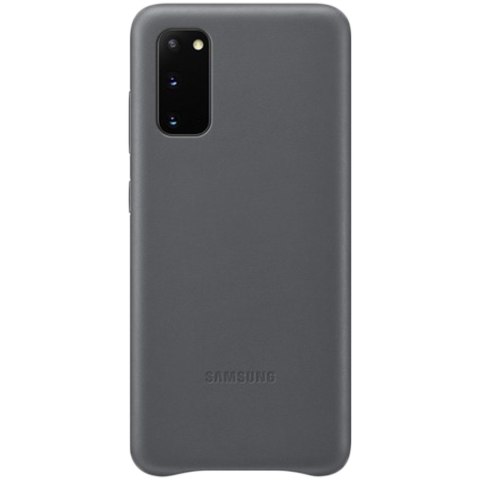 SAMSUNG Galaxy S20 Leather Cover Grey