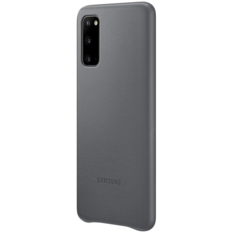 SAMSUNG Galaxy S20 Leather Cover Grey