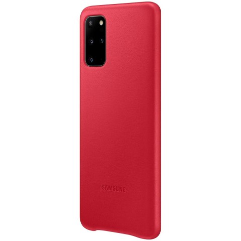 SAMSUNG Galaxy S20+ Leather Cover Red