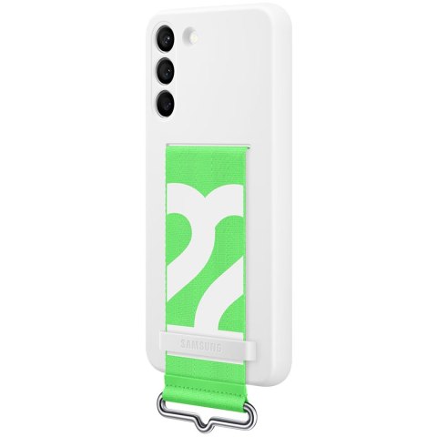 SAMSUNG Galaxy S22+ Silicone Cover With Strap White