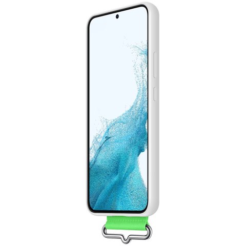 SAMSUNG Galaxy S22+ Silicone Cover With Strap White