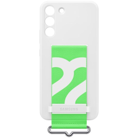 SAMSUNG Galaxy S22+ Silicone Cover With Strap White