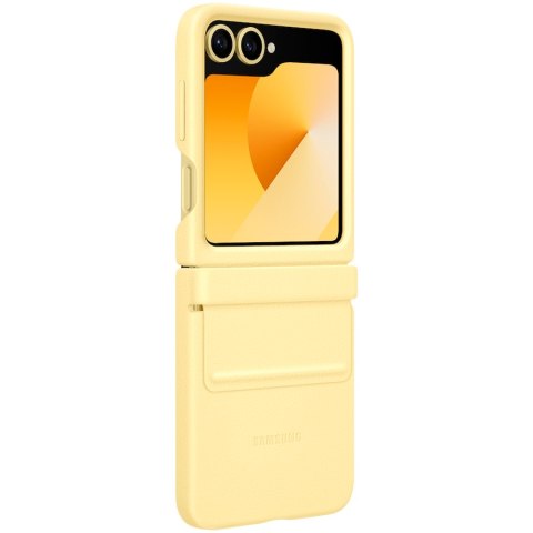 SAMSUNG Galaxy Z Flip 6 FLAP Eco Leather Case Yellow