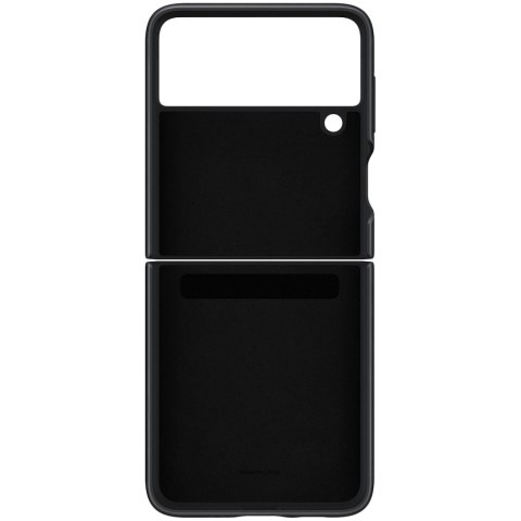 SAMSUNG Galaxy Z Flip3 Leather Cover Black