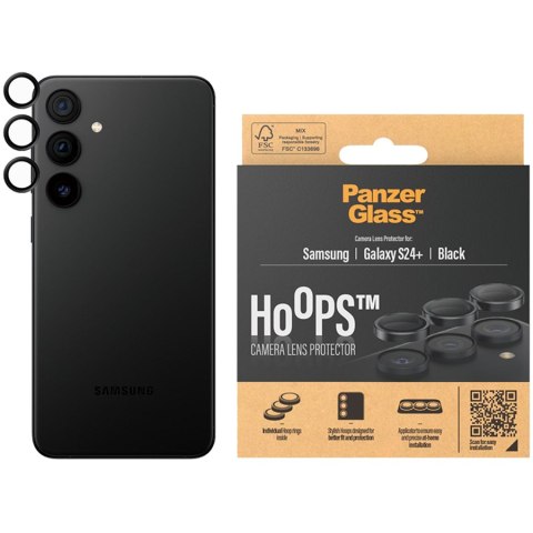PANZERGLASS Hoops Camera Lens Protector Black SAMSUNG Galaxy S24+