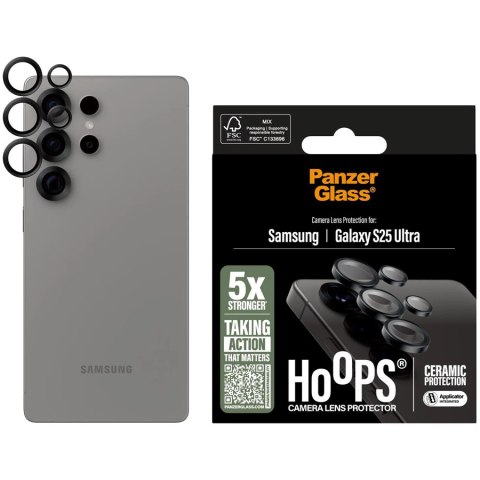 PANZERGLASS Hoops Camera Sam S25 Ultra Camera Lens Protector CERAMIC