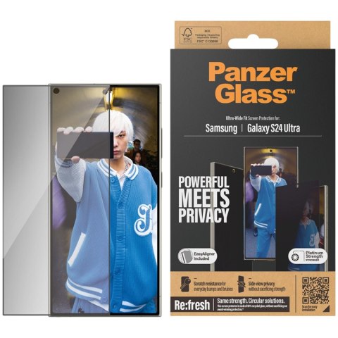 PANZERGLASS Privacy Screen Protector SAMSUNG Galaxy S24 Ultra Ultra-Wide Fit