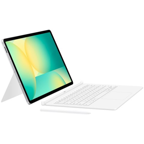 SAMSUNG Galaxy Tab S10+ FE Keyboard AI Book Cover White