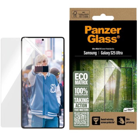 PANZERGLASS ECO MATRIX Screen Protector SAMSUNG Galaxy S25 Ultra Ultra-Wide Fit