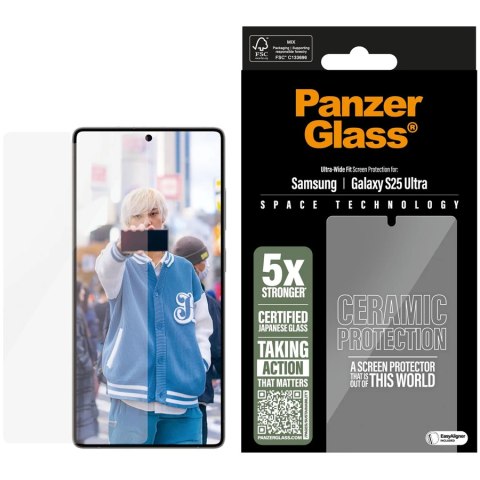 PANZERGLASS Ultra-Wide Fit SAMSUNG Galaxy S25 Ultra Ceramic