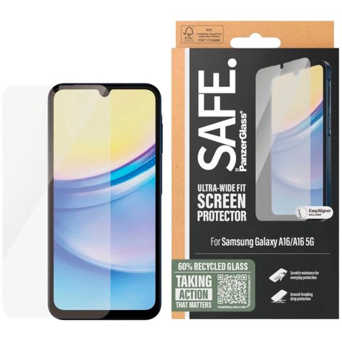 PANZERGLASS Ultra-Wide Fit Sam A16 5G Screen Protection Safe