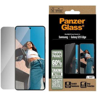 PANZERGLASS Ultra-Wide Fit Sam S25 Edge Privacy TempeRed Glass