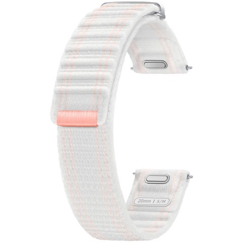 SAMSUNG Fabric Band Watch 7/6/5/4 20mm S/M Pink-White