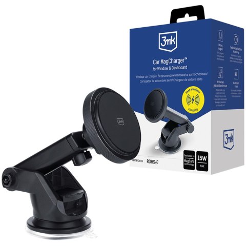CAR HOLDER 3mk Car MagCharger for Window & Dashboard