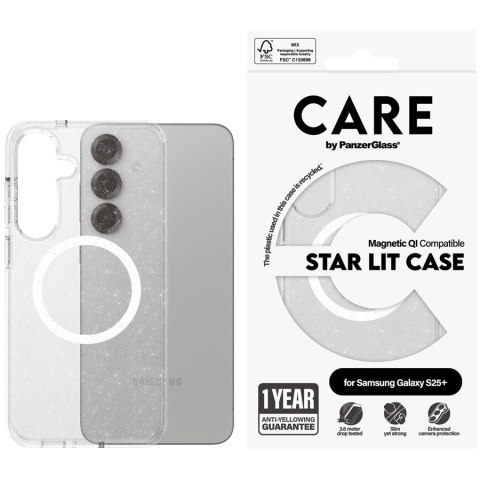 PANZERGLASS Urban Combat Case Star Lit w. White Qi Compatible SAMSUNG Galaxy S25+