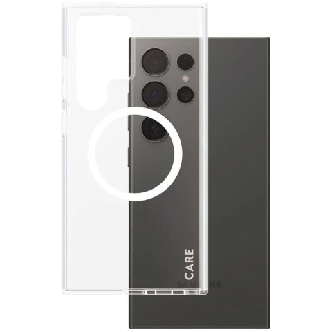 PANZERGLASS Urban Combat Case Transparent w. White Qi Compatible SAMSUNG Galaxy S24