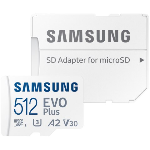 SAMSUNG EVO+ 512GB mSD + Adapter