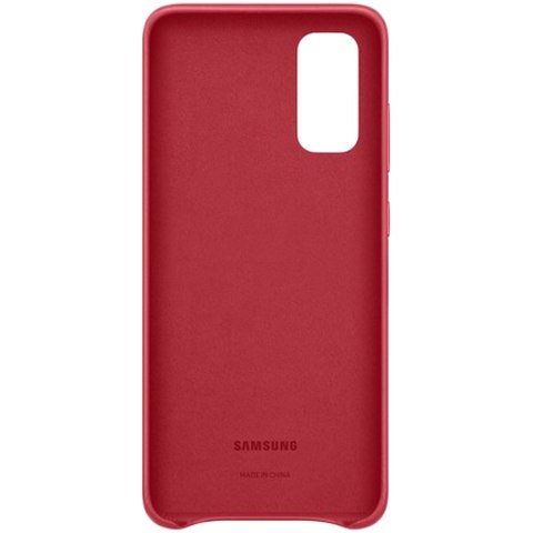 SAMSUNG Galaxy S20 Leather Cover Red