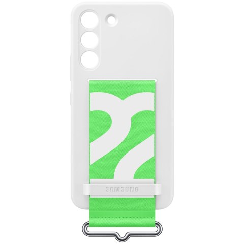 SAMSUNG Galaxy S22 Silicone Cover With Strap White