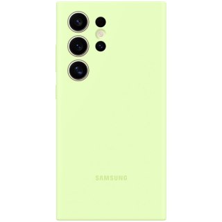SAMSUNG Galaxy S24 Ultra Silicone Case Light Green