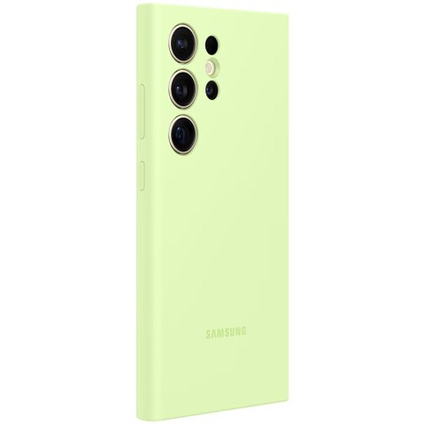 SAMSUNG Galaxy S24 Ultra Silicone Case Light Green