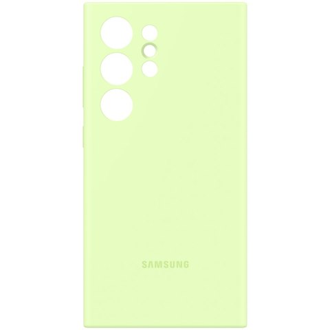 SAMSUNG Galaxy S24 Ultra Silicone Case Light Green