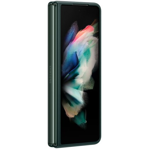 SAMSUNG Galaxy Z Fold3 Leather Cover Green