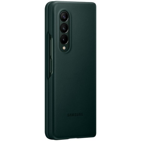 SAMSUNG Galaxy Z Fold3 Leather Cover Green