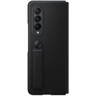 SAMSUNG Galaxy Z Fold3 Leather Flip Cover Black