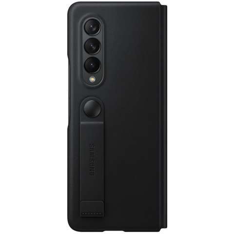 SAMSUNG Galaxy Z Fold3 Leather Flip Cover Black