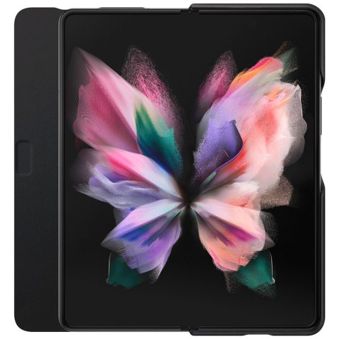 SAMSUNG Galaxy Z Fold3 Leather Flip Cover Black