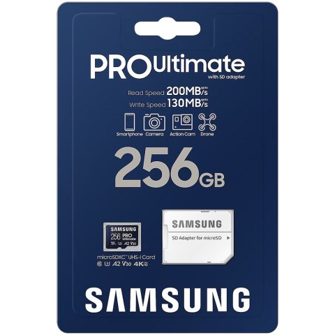 SAMSUNG MicroSD Pro Ultimate 256GB + Adapter